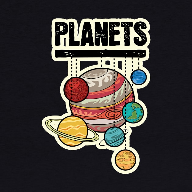 planets by ThyShirtProject - Affiliate